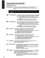 Preview for 13 page of Panasonic PANASYNC PRO P110I User Manual