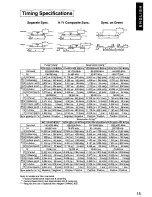 Preview for 16 page of Panasonic PANASYNC PRO P110I User Manual