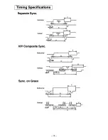 Предварительный просмотр 21 страницы Panasonic PANASYNC S110 User Manual