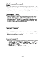 Предварительный просмотр 48 страницы Panasonic PANASYNC S110 User Manual