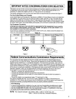 Предварительный просмотр 2 страницы Panasonic PANASYNC S110I User Manual