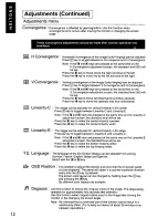 Предварительный просмотр 13 страницы Panasonic PANASYNC S110I User Manual