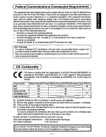 Предварительный просмотр 5 страницы Panasonic PANASYNC S50 User Manual