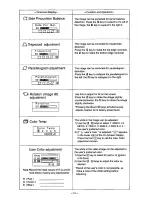 Предварительный просмотр 17 страницы Panasonic PanaSync SL70 User Manual