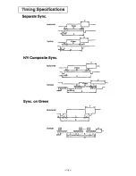 Предварительный просмотр 20 страницы Panasonic PanaSync SL70 User Manual