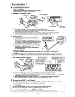 Предварительный просмотр 9 страницы Panasonic PANASYNC SL90 User Manual