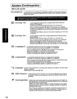 Предварительный просмотр 45 страницы Panasonic PANASYNC SL90i User Manual