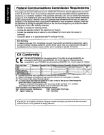 Предварительный просмотр 6 страницы Panasonic PANASYNC SM70 User Manual