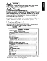 Предварительный просмотр 7 страницы Panasonic PANASYNC SM70 User Manual