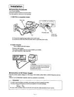 Предварительный просмотр 11 страницы Panasonic PANASYNC SM70 User Manual