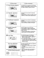 Предварительный просмотр 19 страницы Panasonic PANASYNC SM70 User Manual