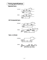 Предварительный просмотр 22 страницы Panasonic PANASYNC SM70 User Manual