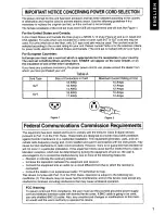 Предварительный просмотр 2 страницы Panasonic PANASYNC TX-D9S45MB User Manual