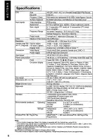 Preview for 7 page of Panasonic PANASYNC TX-D9S55 User Manual