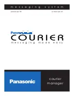 Preview for 1 page of Panasonic PanaVoice Courier Installation Manual