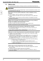 Preview for 8 page of Panasonic PAW-160MAH2L Installation Instructions Manual