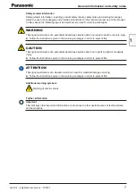 Preview for 7 page of Panasonic PAW-160MAH3M Installation Instructions Manual