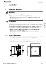 Preview for 47 page of Panasonic PAW-280PAH3M-1 Installation Instructions Manual