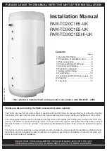 Preview for 1 page of Panasonic PAW-TD20C1E5-UK Installation Manual