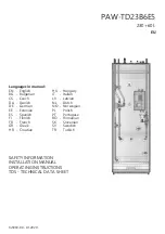 Panasonic PAW-TD23B6E5 Installation Manual preview