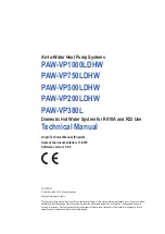 Предварительный просмотр 3 страницы Panasonic PAW-VP1000LDHW Technical Manual