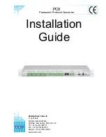 Preview for 1 page of Panasonic PC8 Installation Manual