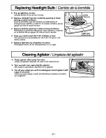 Предварительный просмотр 17 страницы Panasonic PerformancePlus Platinum MC-V7418D Operating Instructions Manual