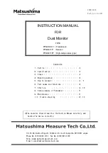 Panasonic PFM-KCU11 Instruction Manual preview