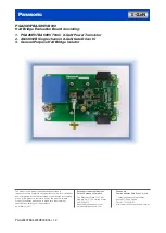 Предварительный просмотр 1 страницы Panasonic PGA26E07BA-SWEVB008 Manual