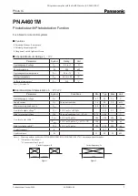 Panasonic Photo IC PNA4601M Specifications preview