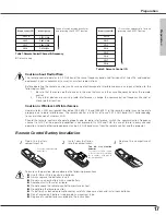 Предварительный просмотр 17 страницы Panasonic PLC-EF60A Owner'S Manual