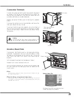 Предварительный просмотр 21 страницы Panasonic PLC-EF60A Owner'S Manual