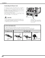 Preview for 20 page of Panasonic PLC-XF60A Owner'S Manual