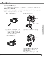 Preview for 25 page of Panasonic PLC-XF60A Owner'S Manual