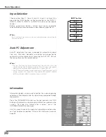 Preview for 30 page of Panasonic PLC-XF60A Owner'S Manual