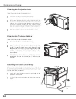 Preview for 64 page of Panasonic PLC-XF60A Owner'S Manual