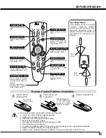 Preview for 15 page of Panasonic PLC-XP40 Owner'S Manual