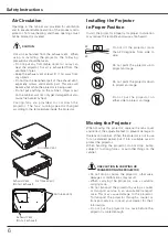 Preview for 6 page of Panasonic PLC-XU75A Owner'S Manual