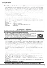 Preview for 7 page of Panasonic PLC-XU75A Owner'S Manual