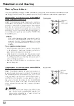 Preview for 52 page of Panasonic PLC-XU75A Owner'S Manual