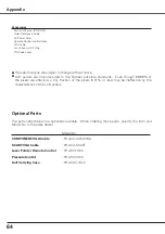 Preview for 64 page of Panasonic PLC-XU75A Owner'S Manual