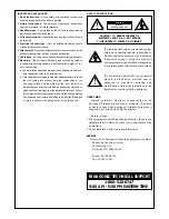 Preview for 3 page of Panasonic PMCH8 Product Instructions