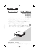 Panasonic PN260496-NZ Installation Manual preview