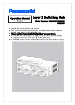 Предварительный просмотр 1 страницы Panasonic PN28080i Operation Manual