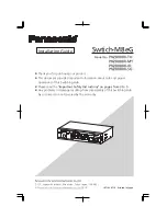 Panasonic PN28080K-TH Installation Manual preview