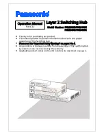 Panasonic PN28080K Operation Manual preview