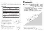 Preview for 1 page of Panasonic PN54021K Installation Manual