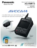 Preview for 1 page of Panasonic POVCAM AG-HCK10G Brochure