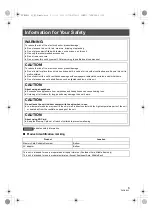 Preview for 3 page of Panasonic POVCAM AG-MDR25E Basic Operating Instructions Manual