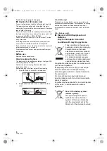 Preview for 8 page of Panasonic POVCAM AG-MDR25E Basic Operating Instructions Manual